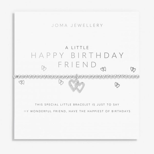 Joma Jewellery 'Happy Birthday Friend' A Little Bracelet