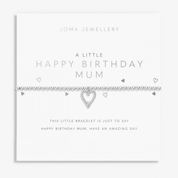 Joma Jewellery 'Happy Birthday Mum' A Little Bracelet