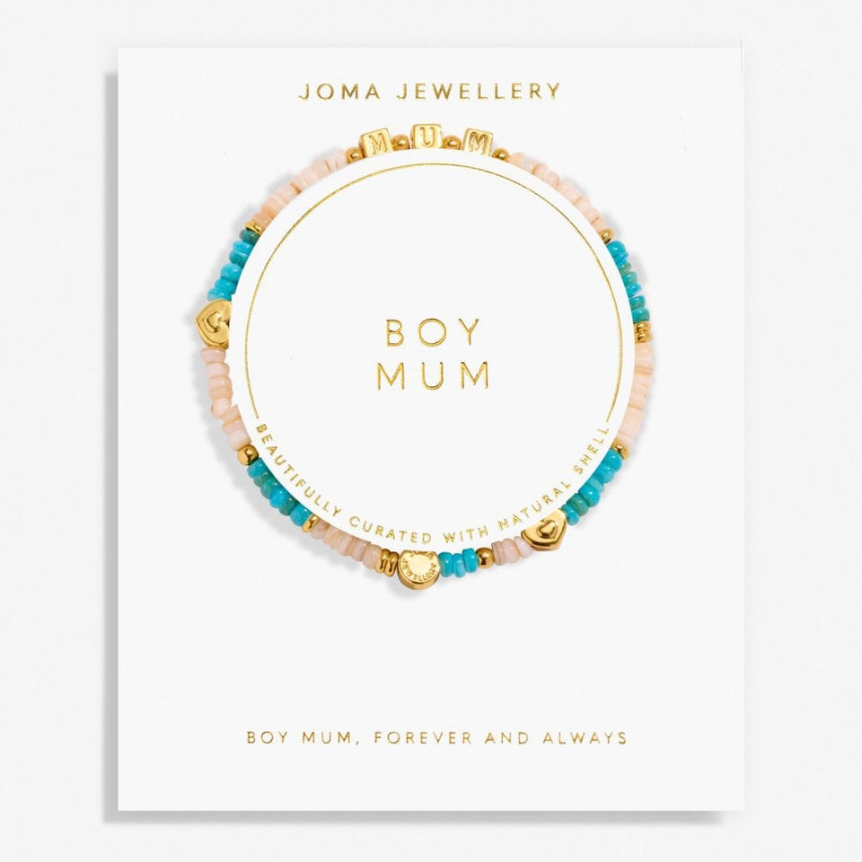 Joma Jewellery Happy Little Moments 'Boy Mum' Bracelet 