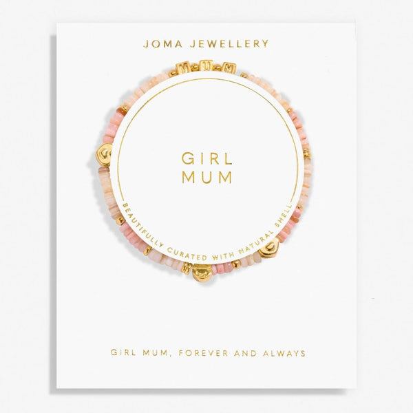 Joma Jewellery Happy Little Moments 'Girl Mum'  Bracelet