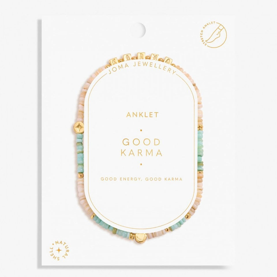 Joma Jewellery Happy Little Moments 'Good Karma' Anklet