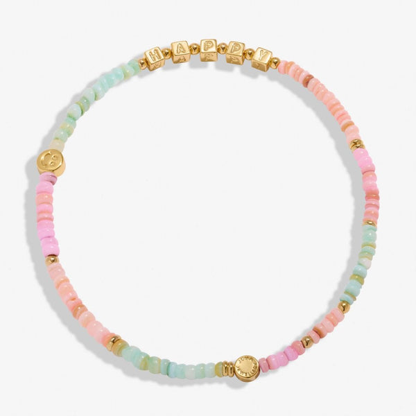 Joma Jewellery Happy Little Moments 'Live Happy' Anklet
