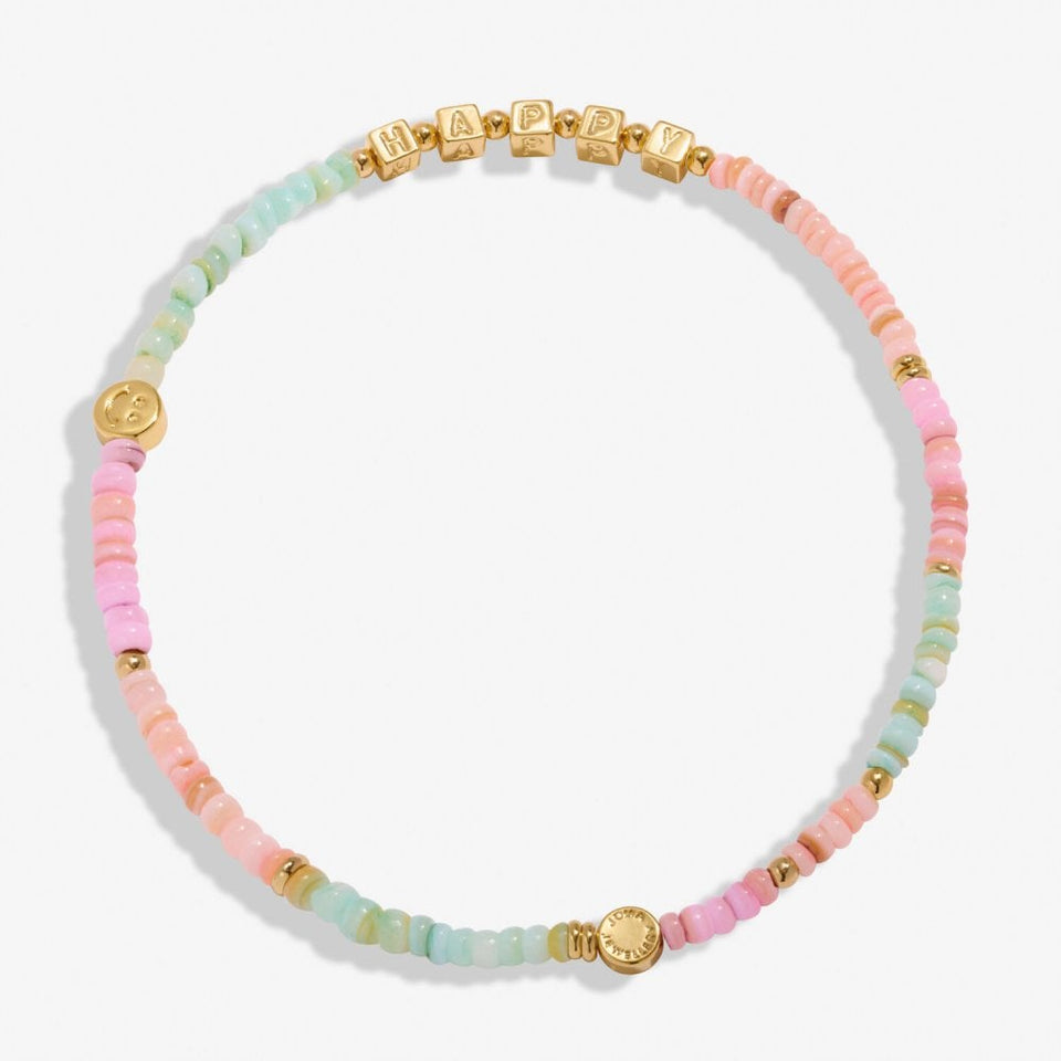 Joma Jewellery Happy Little Moments 'Live Happy' Anklet