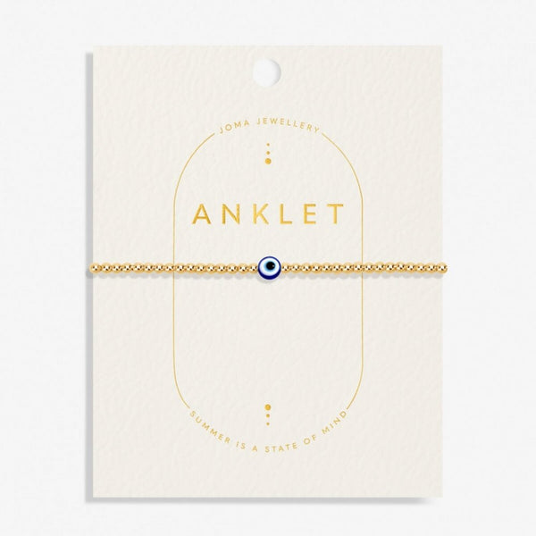 Joma Jewellery Intuition Anklet In Gold Plating