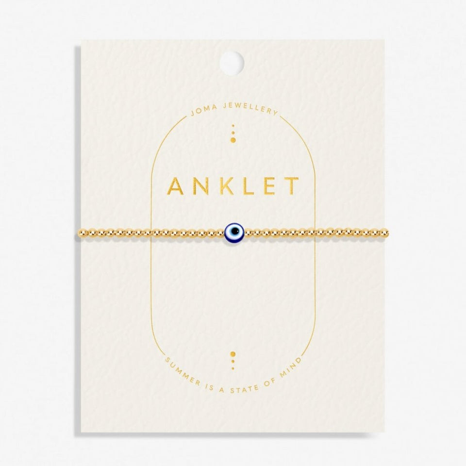 Joma Jewellery Intuition Anklet In Gold Plating