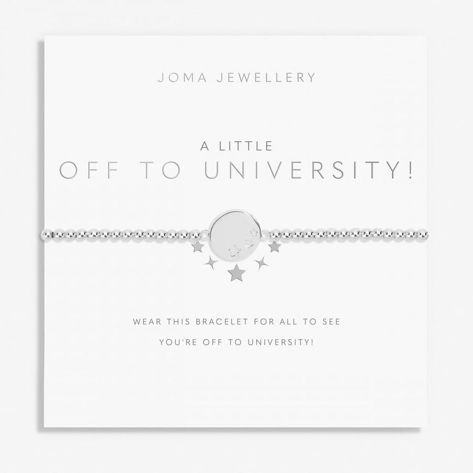 Joma Jewellery 'Off To University!' A Little Bracelet