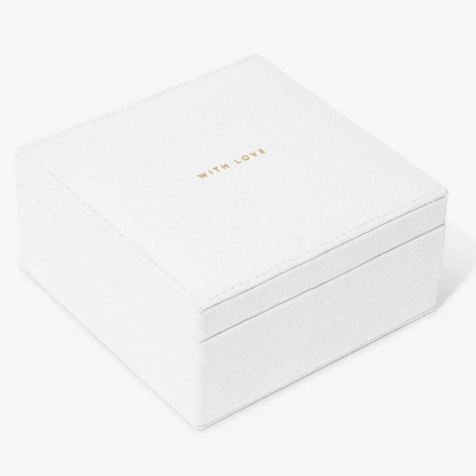 Joma Jewellery Off-White Linen Jewellery Box