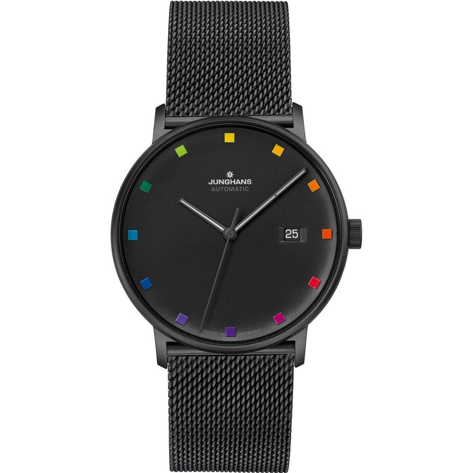Junghans Men's Form A Bauhaus 39mm Black Mesh Limited Edition Watch | XXXX/1000
