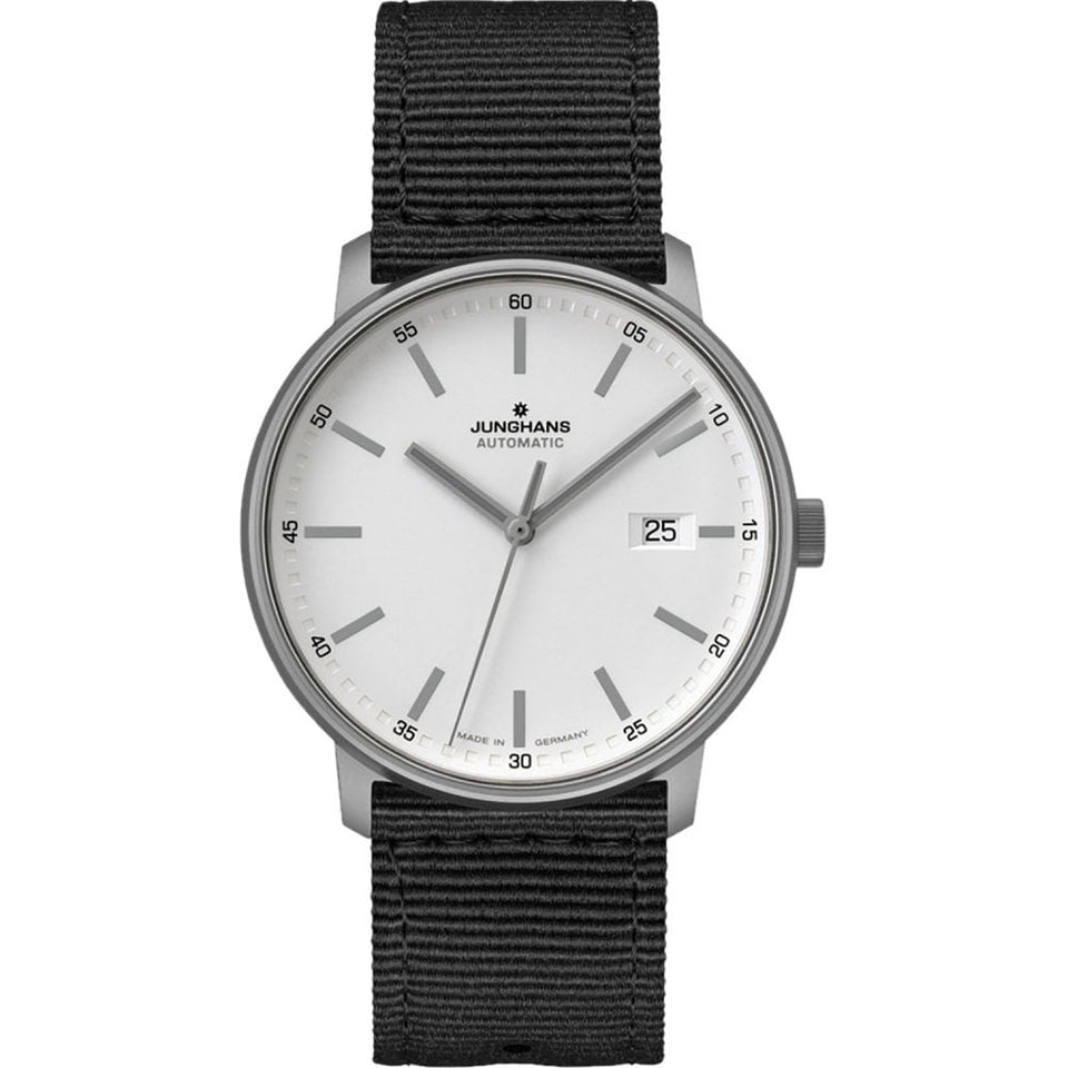 Junghans FORM A Titan 40mm Black Strap Watch