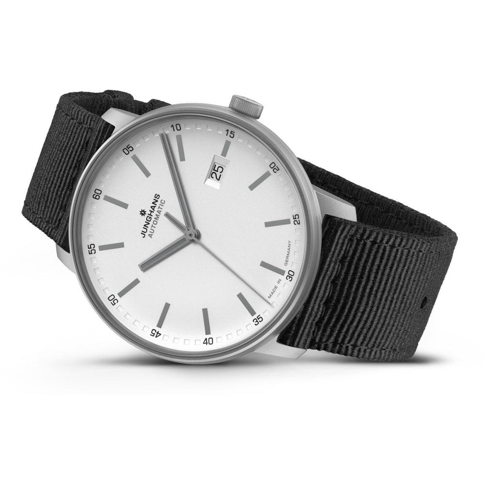 Junghans FORM A Titan 40mm Black Strap Watch