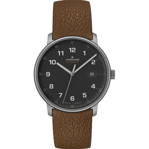 Junghans FORM A Titan 40mm Leather Strap Watch