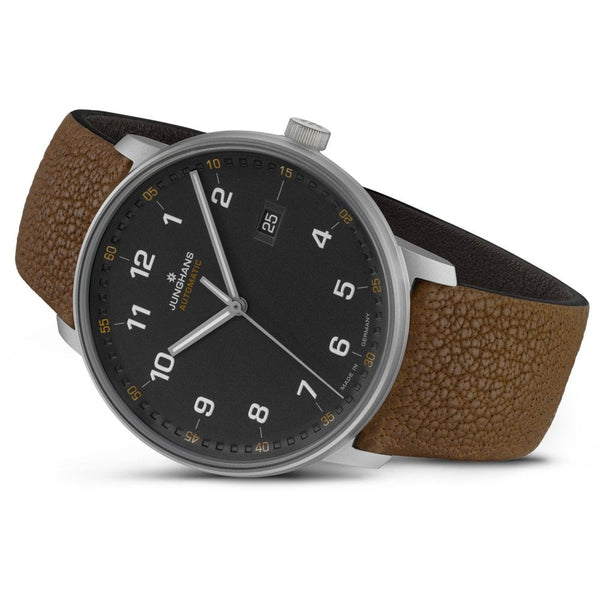 Junghans FORM A Titan 40mm Leather Strap Watch