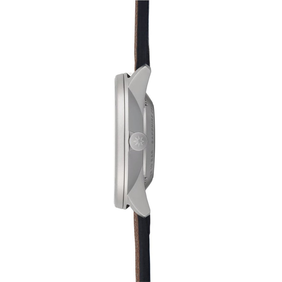 Junghans FORM A Titan 40mm Leather Strap Watch