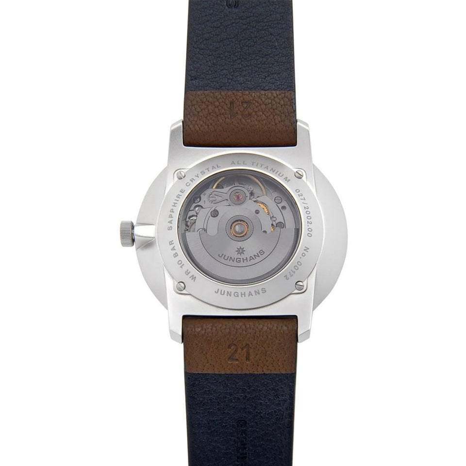 Junghans FORM A Titan 40mm Leather Strap Watch