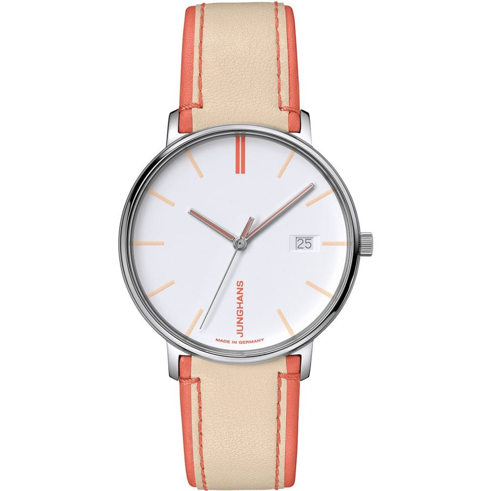 Junghans FORM Ladies 34mm Beige Strap Watch