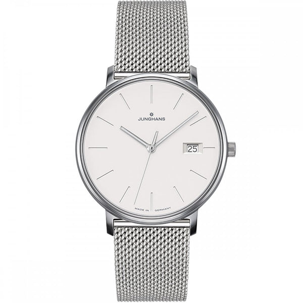 Junghans Ladies FORM 34mm Mesh Bracelet Quartz Watch