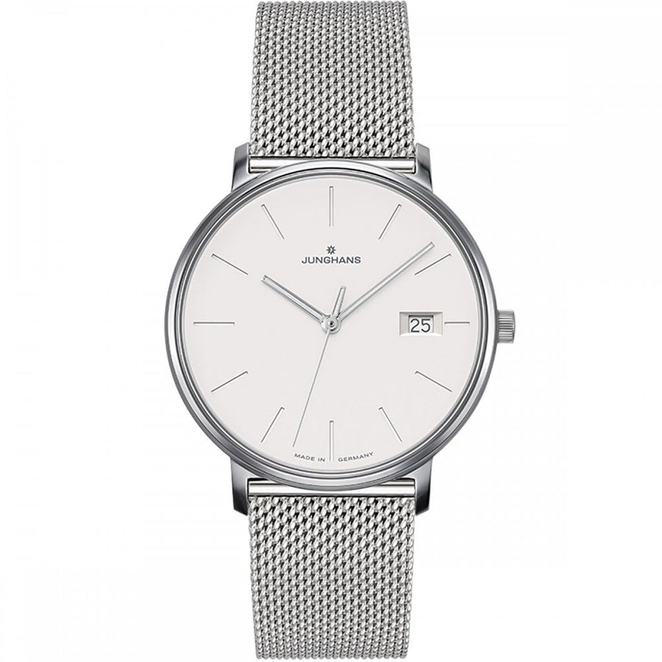 Junghans Ladies FORM 34mm Mesh Bracelet Quartz Watch