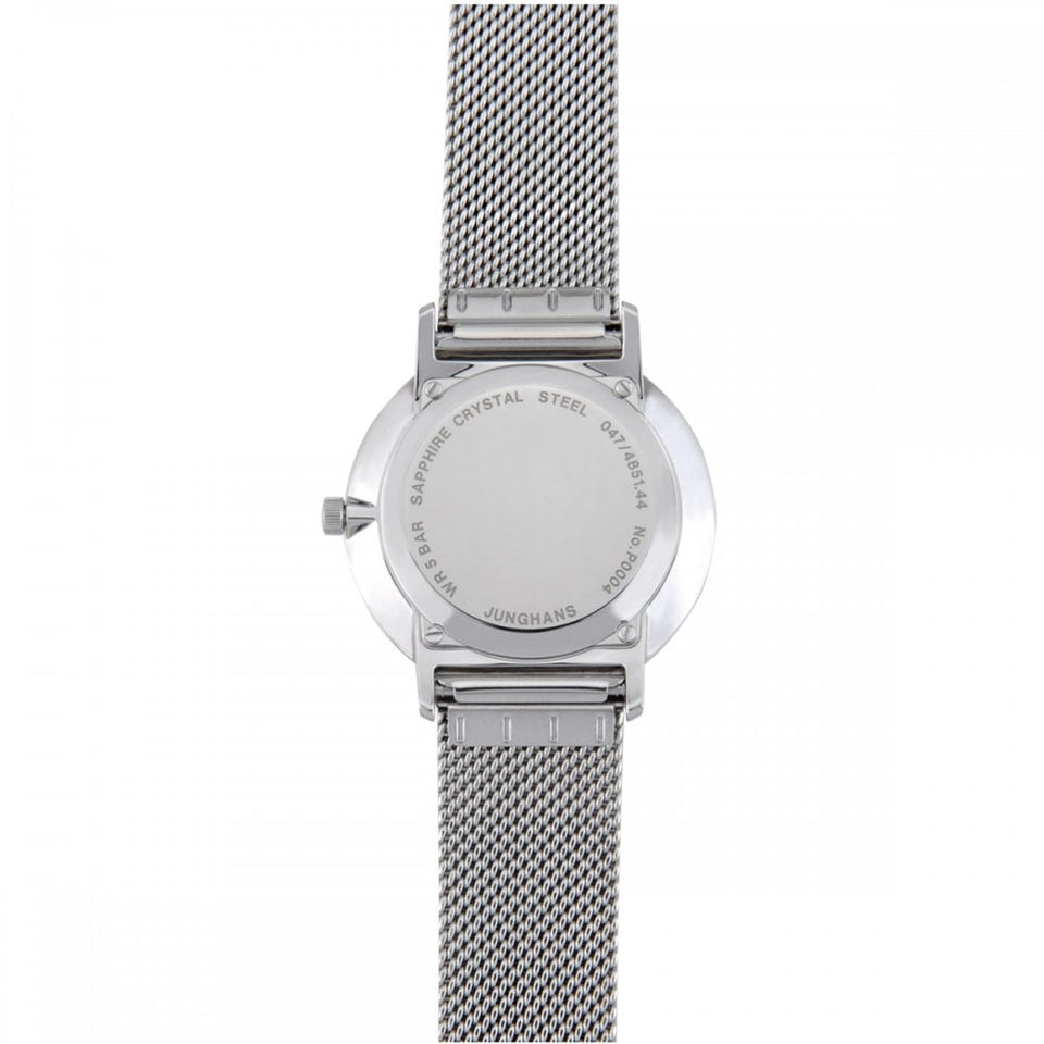 Junghans Ladies FORM 34mm Mesh Bracelet Quartz Watch