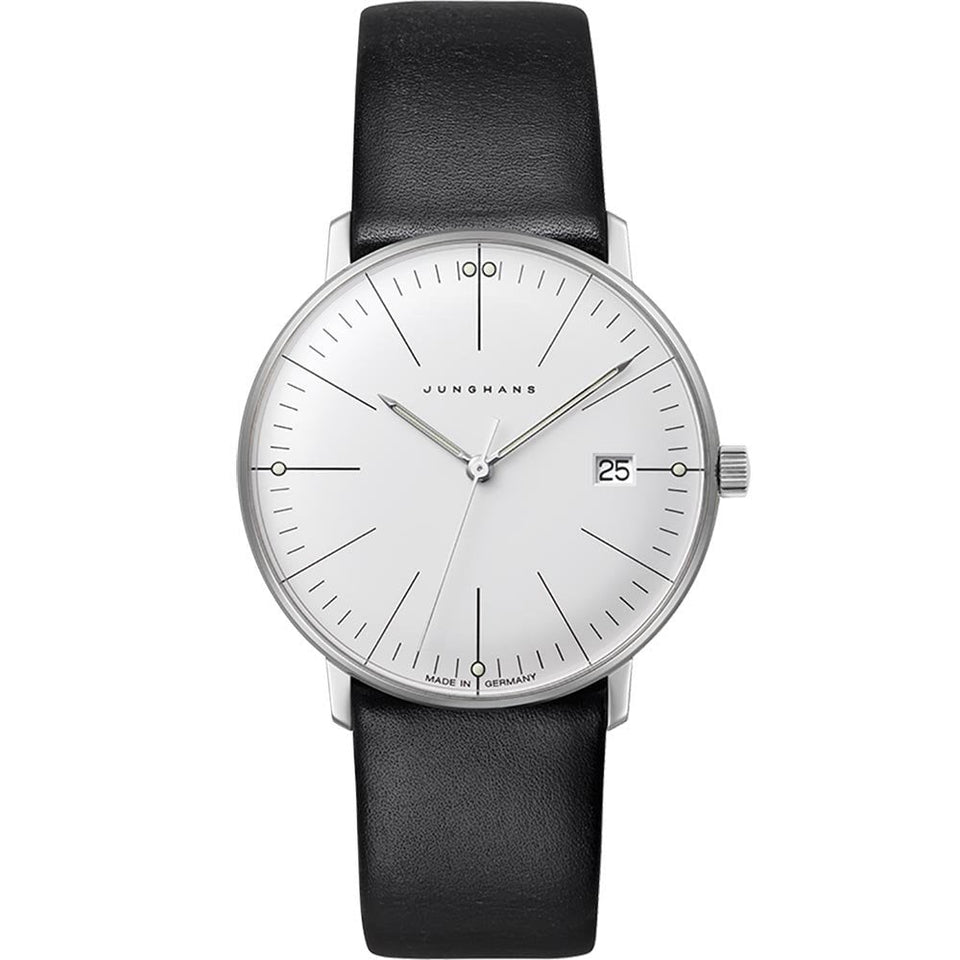 Junghans Ladies Max Bill 32mm Black Strap Watch