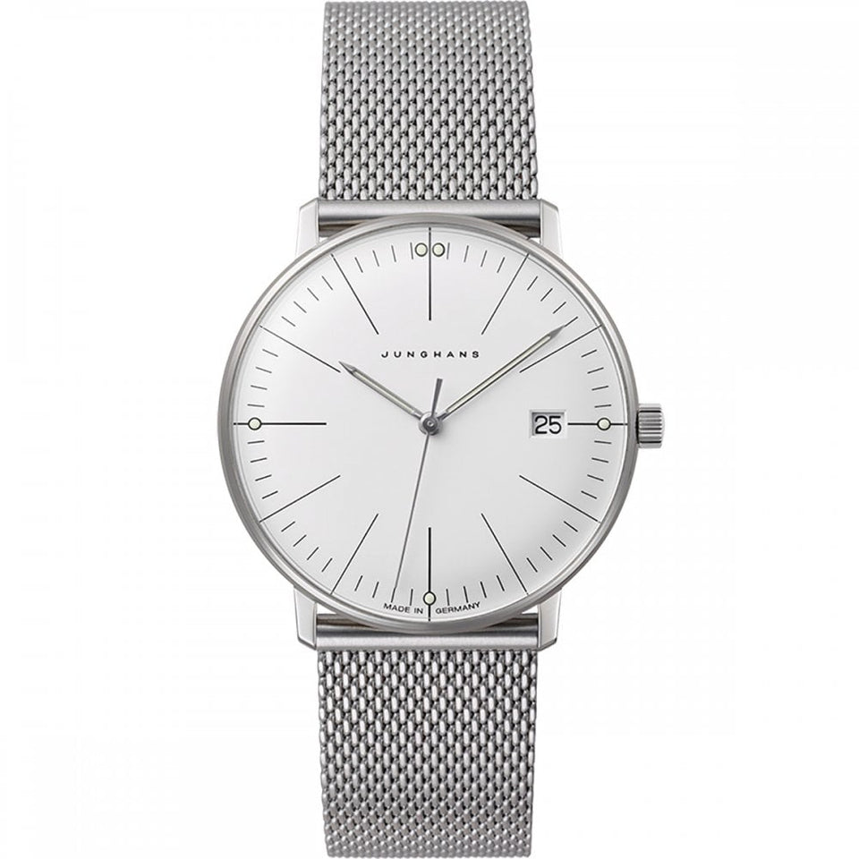 Junghans Ladies Max Bill 32mm Mesh Quartz Watch