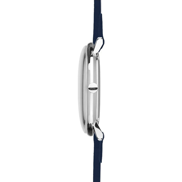 Junghans Ladies Max Bill Bauhaus Blue Strap 33mm Watch