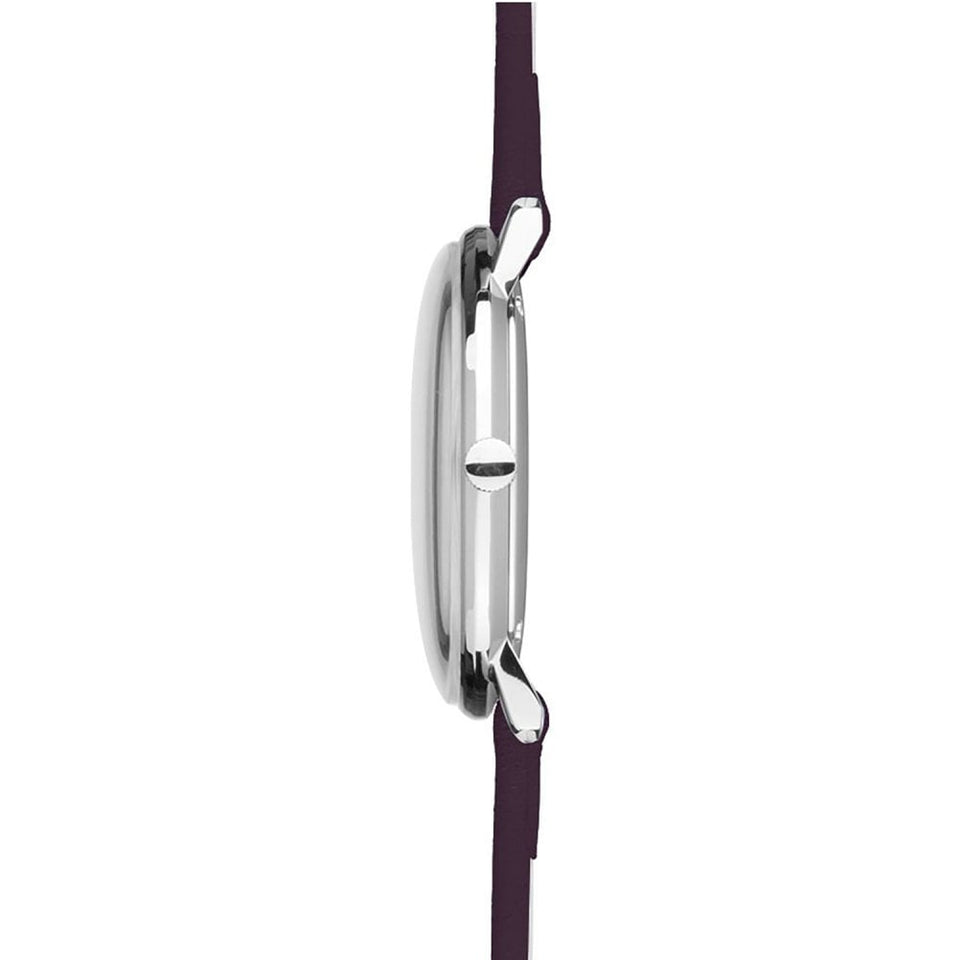 Junghans Ladies Max Bill Bauhaus Bordeaux Strap 33mm Watch