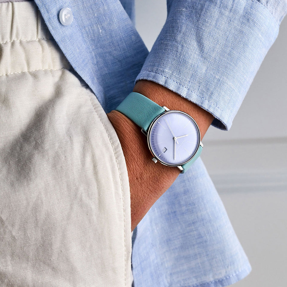 Junghans Ladies Max Bill 33mm Quartz Arctic Blue Watch