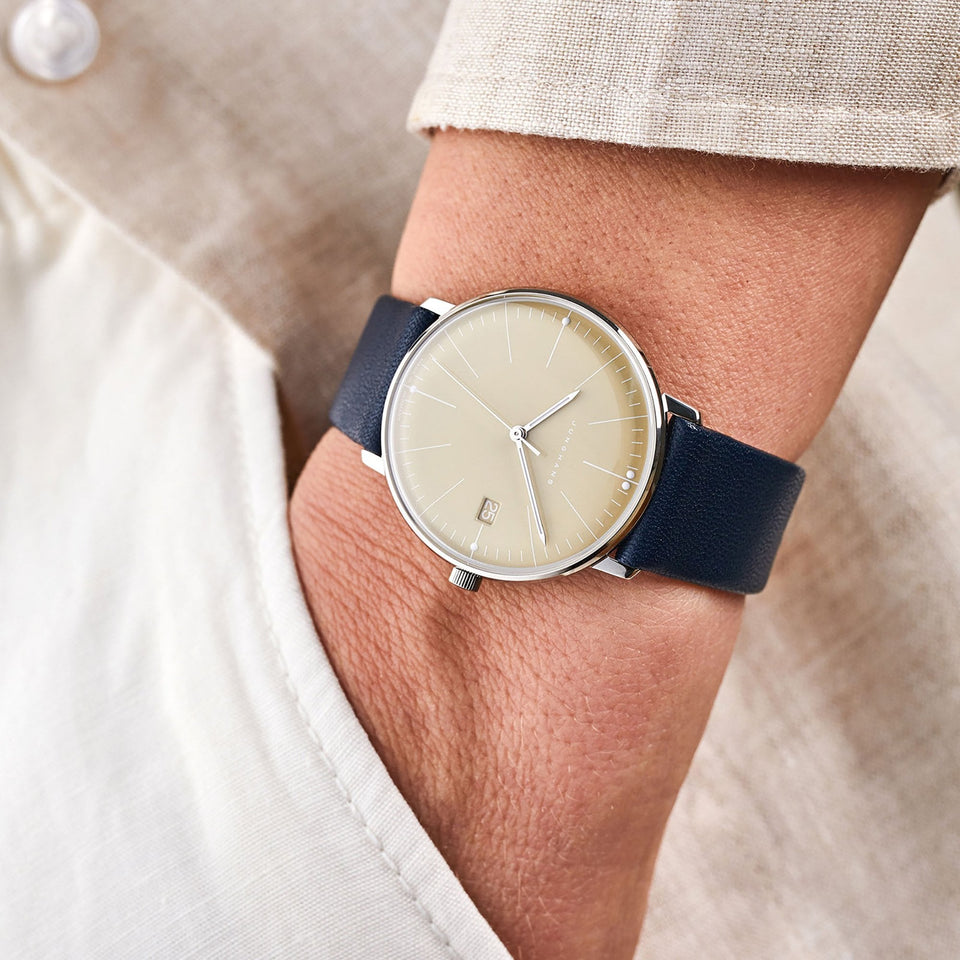 Junghans Ladies Max Bill 33mm Quartz Honey Yellow Watch