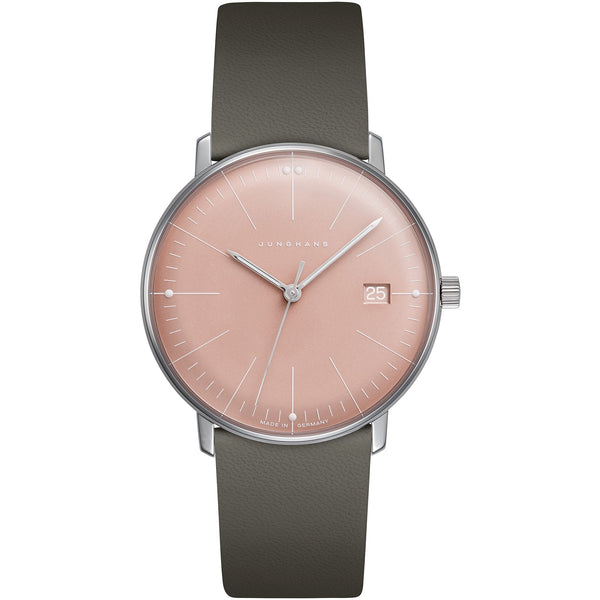 Junghans Ladies Max Bill 33mm Quartz Pale Pink Watch