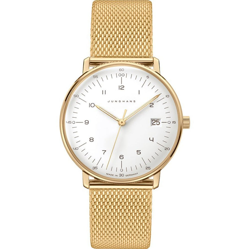 Junghans Max Bill Damen 32.7mm White Dial Ladies Bracelet Watch