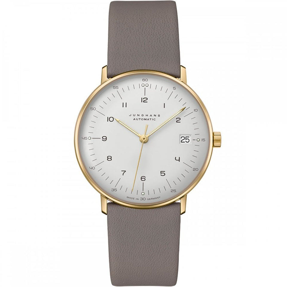 Junghans Max Bill Kleine Automatic Grey Leather 34mm Watch