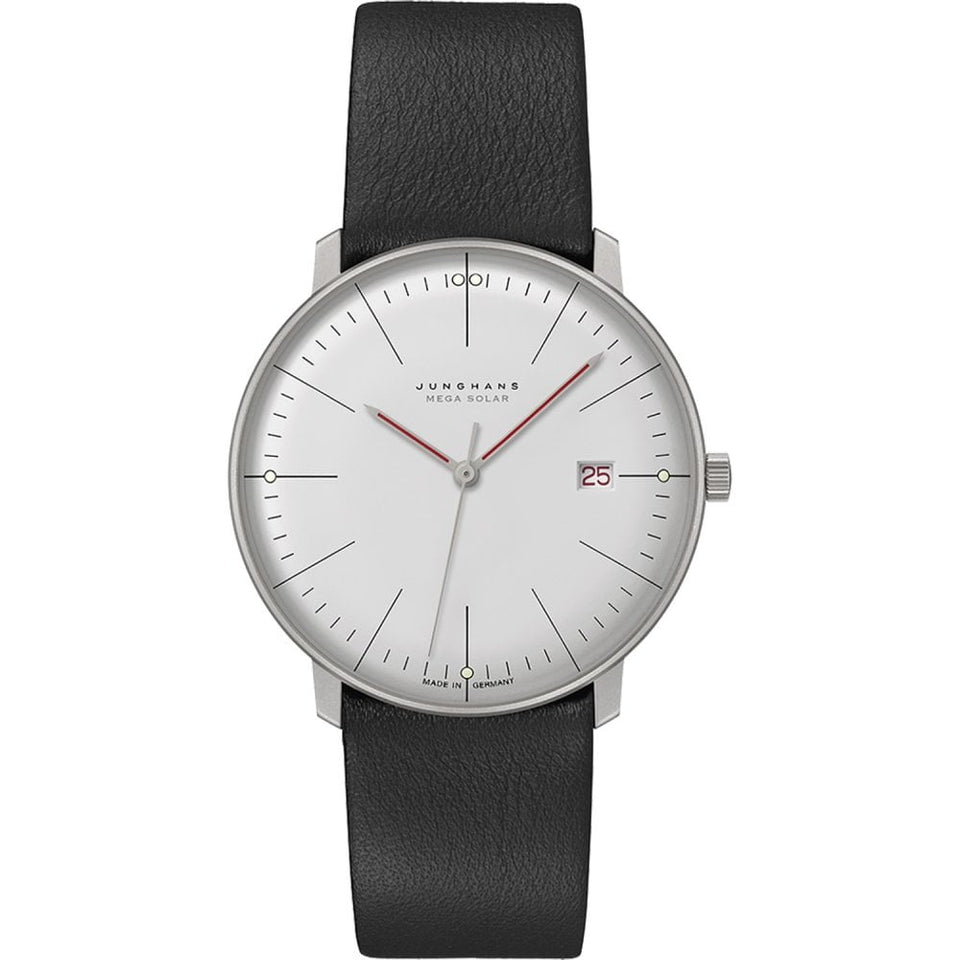 Junghans Max Bill MEGA Solar Bauhaus Men's Titanium 38mm Watch