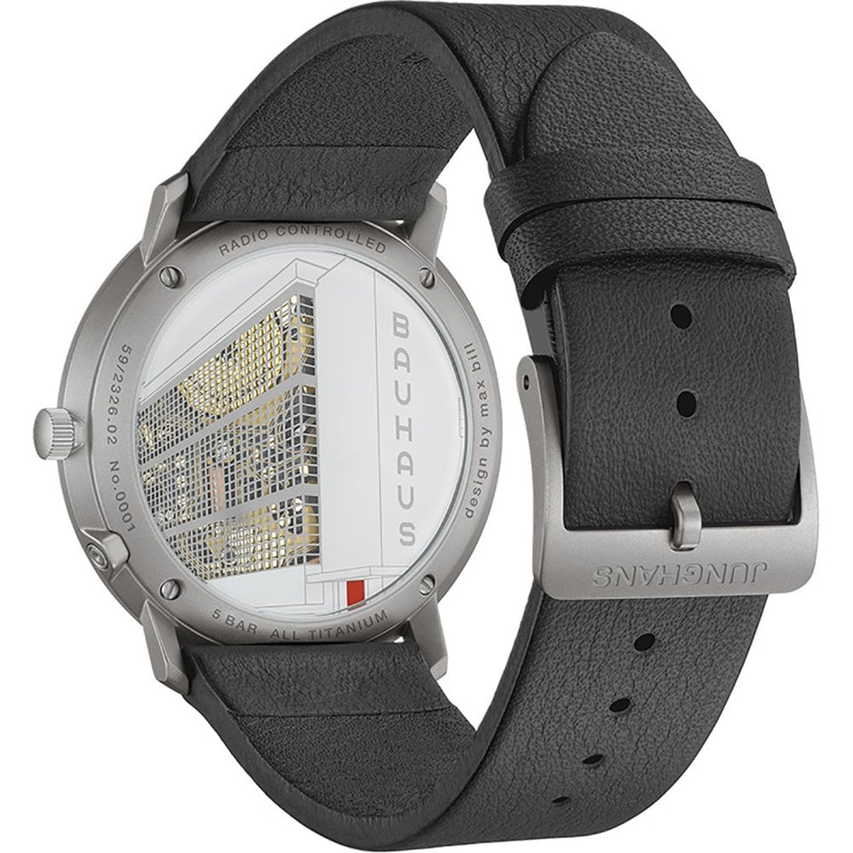 Junghans Max Bill MEGA Solar Bauhaus Men's Titanium 38mm Watch