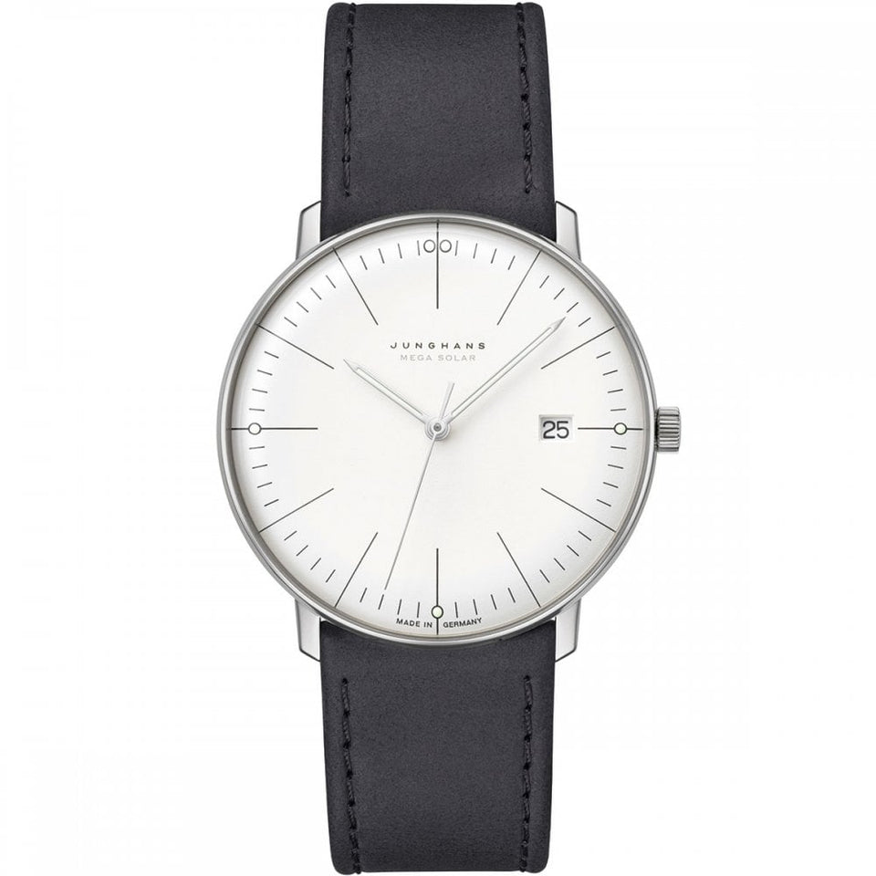 Junghans Max Bill MEGA Solar Men's Titanium 38mm Watch