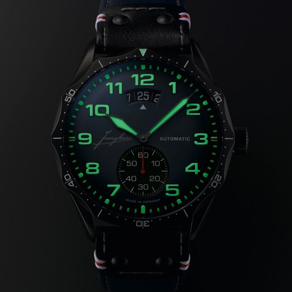 Junghans Meister Pilot Automatic Navy Blue Watch