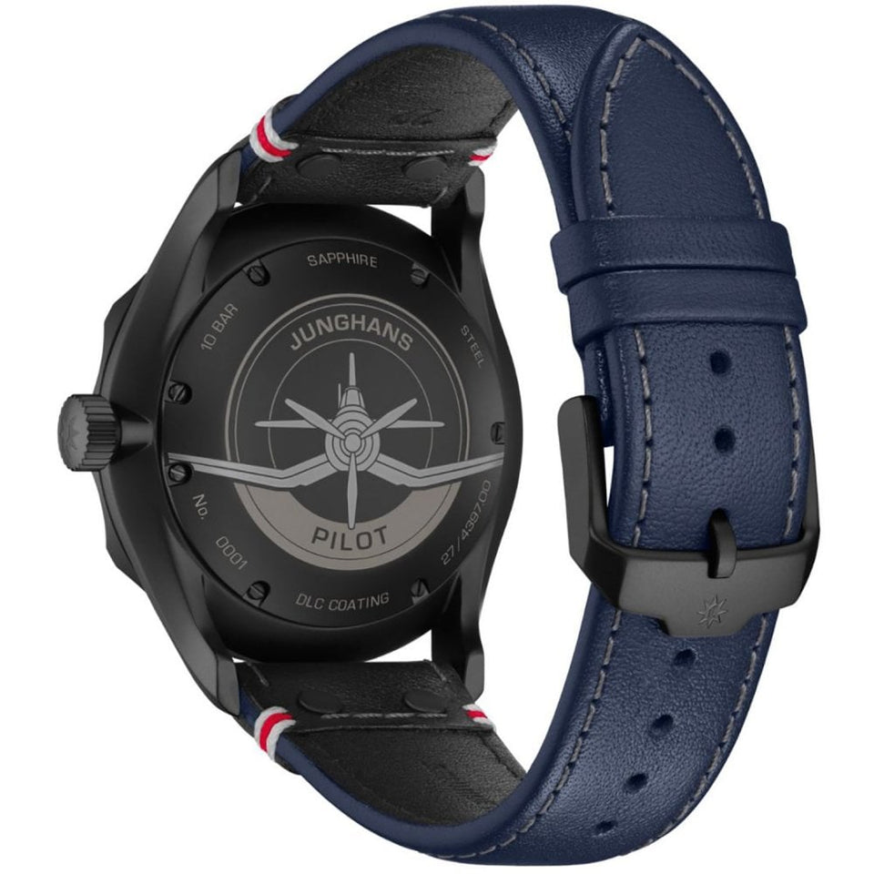 Junghans Meister Pilot Automatic Navy Blue Watch