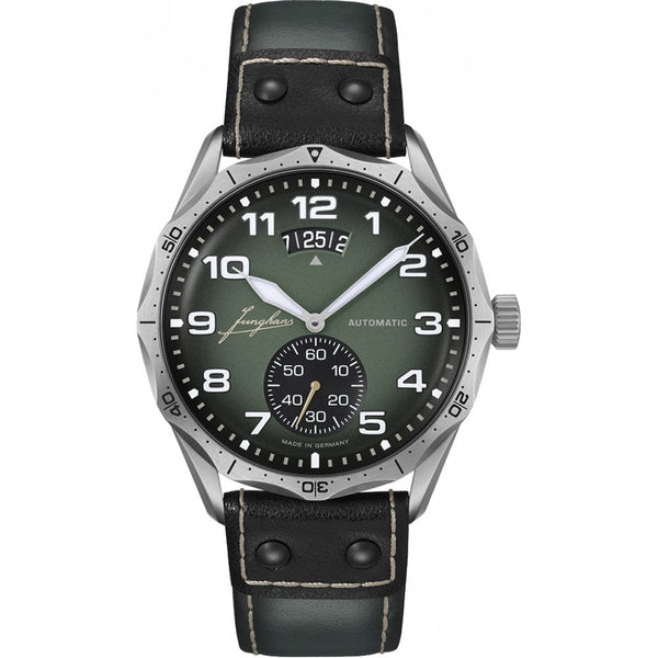 Junghans Meister Pilot Men's 43mm Automatic Green Dial Watch