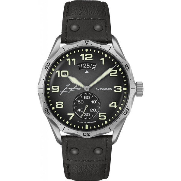 Junghans Meister Pilot Men's 43mm Automatic Grey Dial Watch