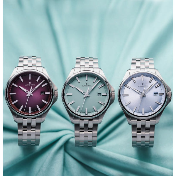 Junghans Meister S Ice Blue Dial 35mm Quartz Watch