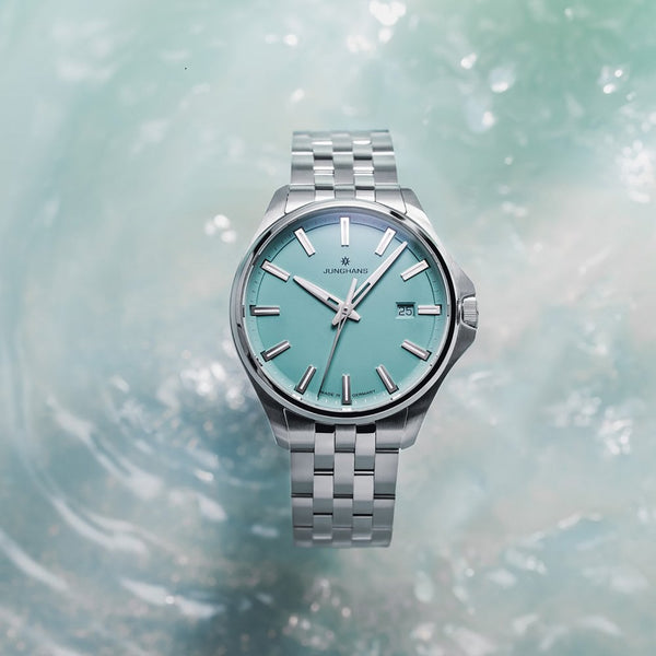 Junghans Meister S Lacquer Green Dial 35mm Quartz Watch
