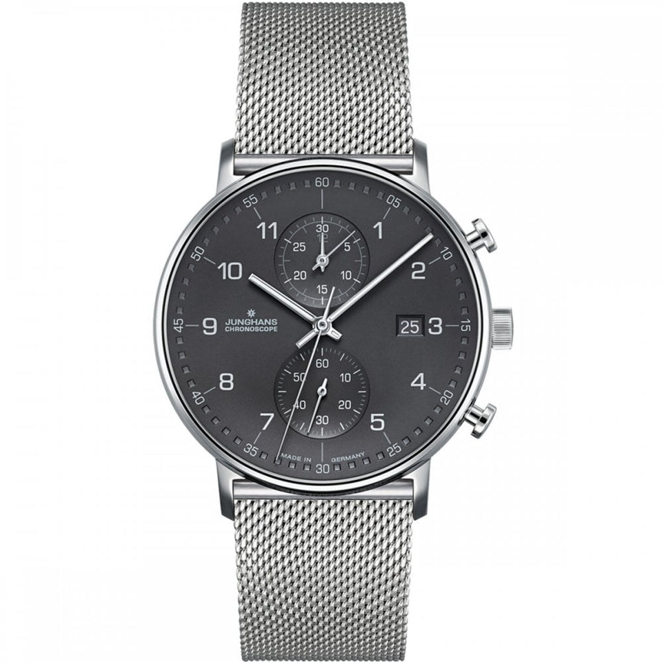 Junghans Men's FORM 40mm Mesh Chronograph Watch