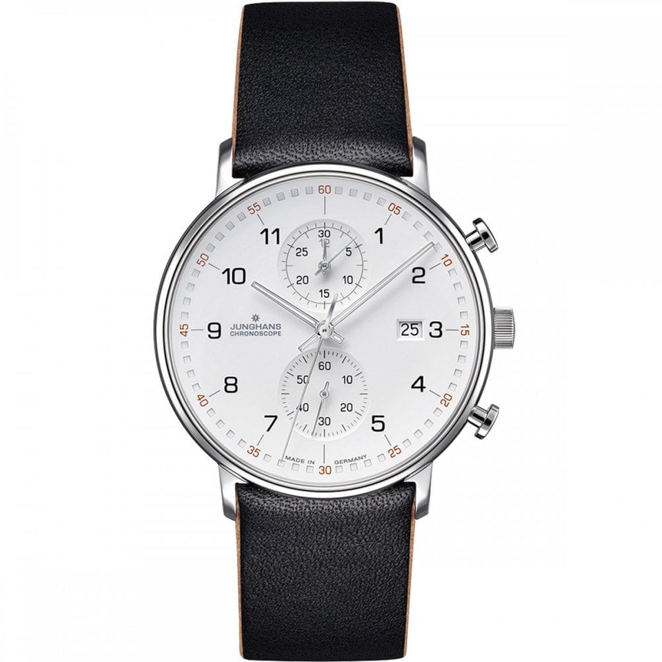 Junghans Men's FORM 40mm Quartz Chronograph Watch