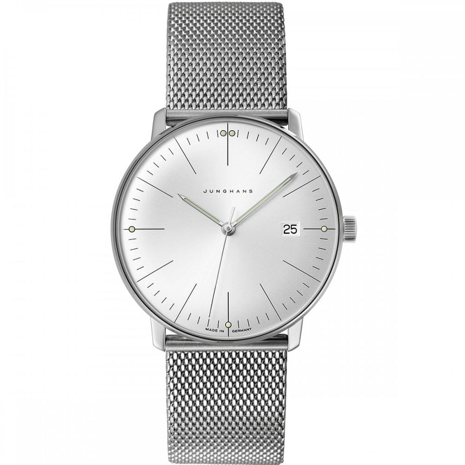 Junghans Men's Max Bill 38mm Mesh Quartz Watch
