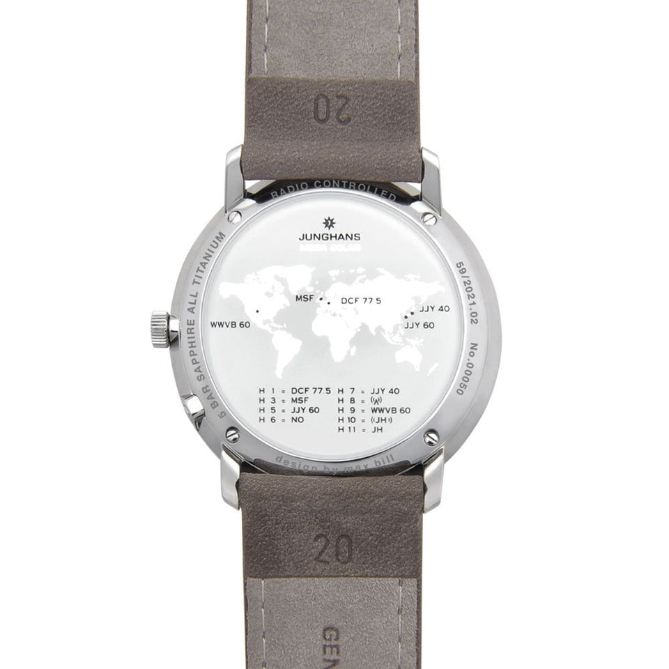 Junghans Men's Max Bill MEGA Solar Titanium 38mm Watch