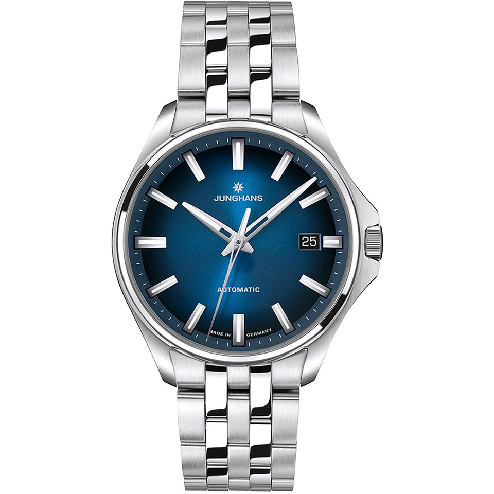 Junghans Meister S 36mm Automatic Blue Dial Watch