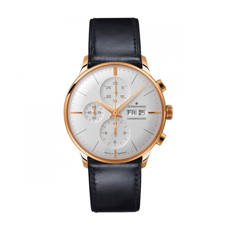 Junghans Men's Meister Chronoscope PVD-Coated Automatic Watch