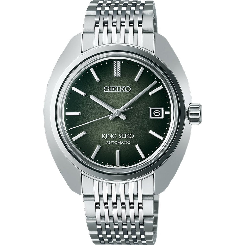 King Seiko Men's 39mm ‘Forest Green’ 6L 1969 Re-Interpretation Watch
