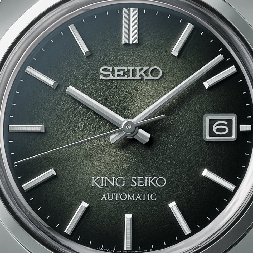 King Seiko Men's 39mm ‘Forest Green’ 6L 1969 Re-Interpretation Watch
