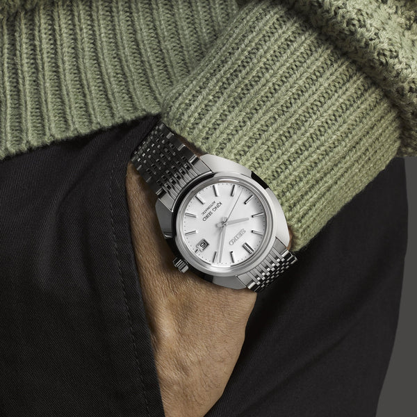 King Seiko Men's 39mm ‘Metropolis Silver’ 6L 1969 Re-Interpretation Watch