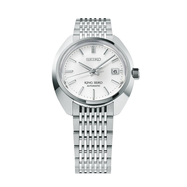 King Seiko Men's 39mm ‘Metropolis Silver’ 6L 1969 Re-Interpretation Watch
